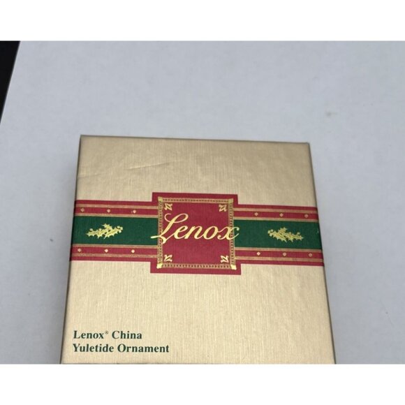 LENOX Locomotive Train Yuletide Christmas Ornament 1987 Rare Collector Piece - Picture 3 of 3